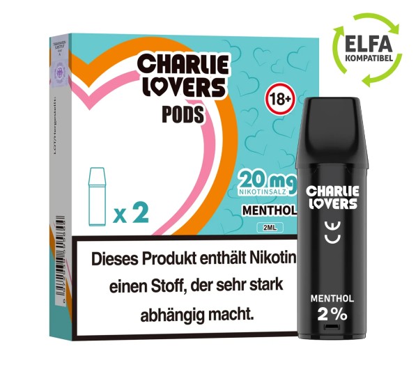 Charlie Lovers Pods - Menthol 2 St. 20mg/ml