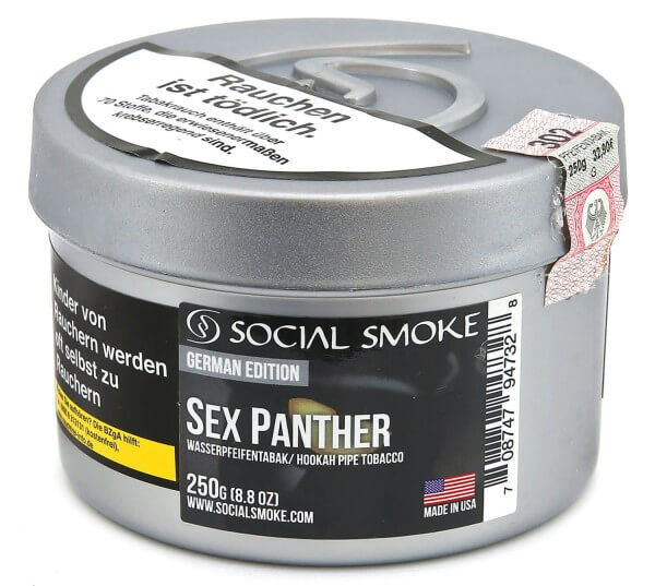 Social Smoke Sex Panther Shisha Tabak 250g