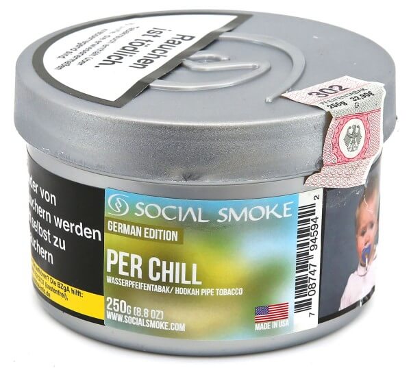 Social Smoke Pear Chill Shisha Tabak 250g