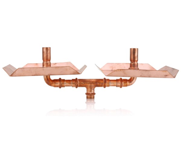 VZ Hookah Double Connector Copper
