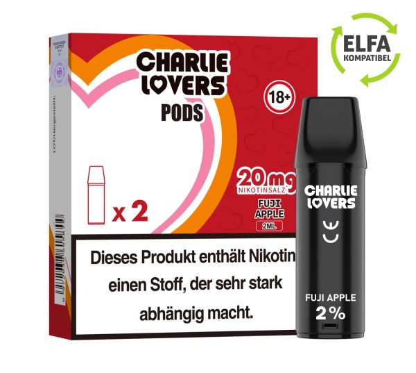 Charlie Lovers Pods - Fuji Apple 2 St. 20mg/ml