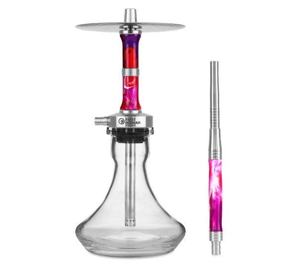 First Hookah Core Mini 18667 Pink Red Blue