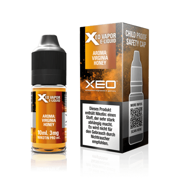 Xeo Nicotine E-Liquid Tobacco Virginia Honey 3 mg/ml