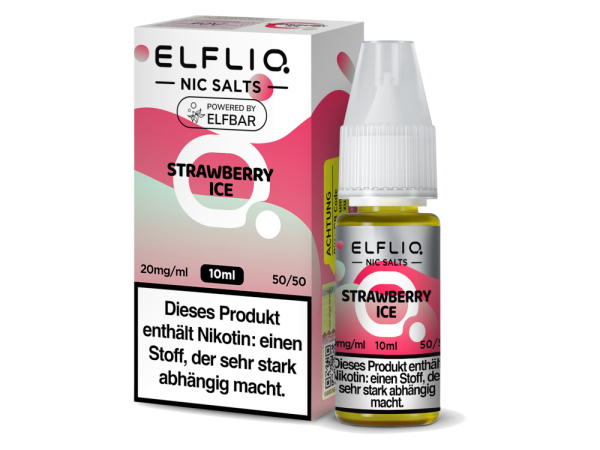 ELFLIQ - Strawberry Ice - Nikotinsalz Liquid 10 mg/ml