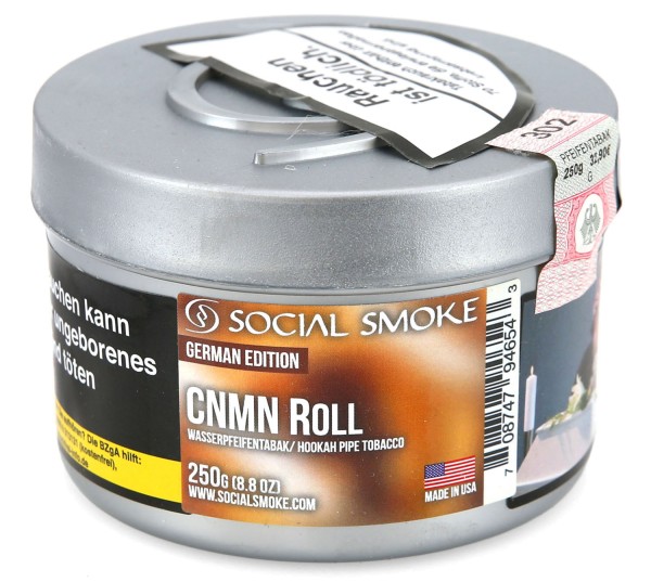 Social Smoke Cnmn Roll ChillShisha Tabak 250g