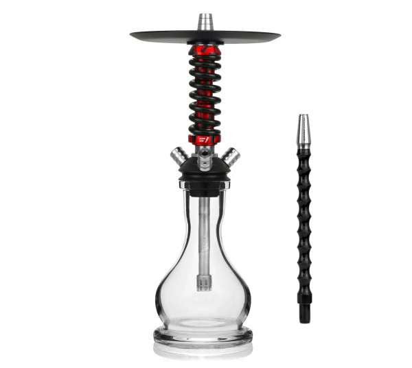 Mamay Customs Coilover Micro Red Splash - Black