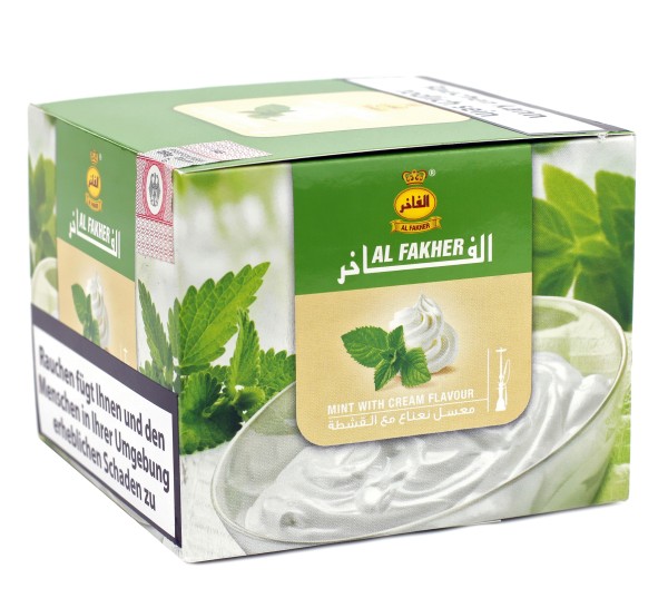 Al Fakher Mint with Cream Shisha Tabak 200g