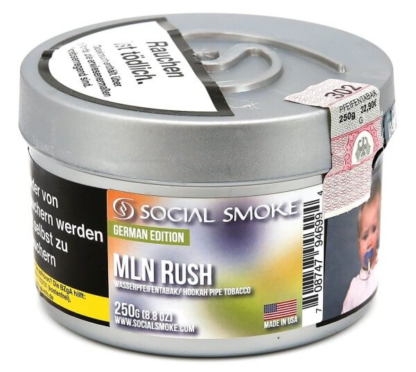 Social Smoke Melon Rush Shisha Tabak 100g