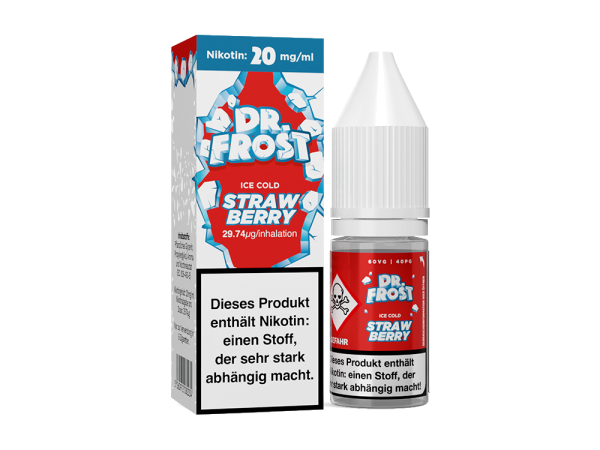 Dr. Frost - Ice Cold - Strawberry - Nikotinsalz 20mg/10ml