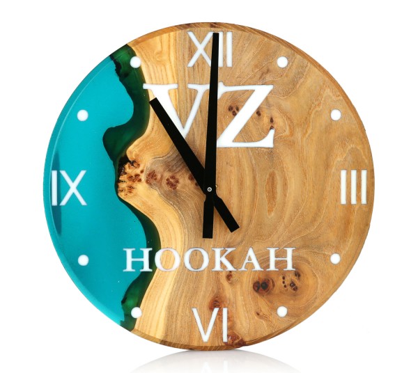 VZ Hookah Exclusive Clock Turquoise 2