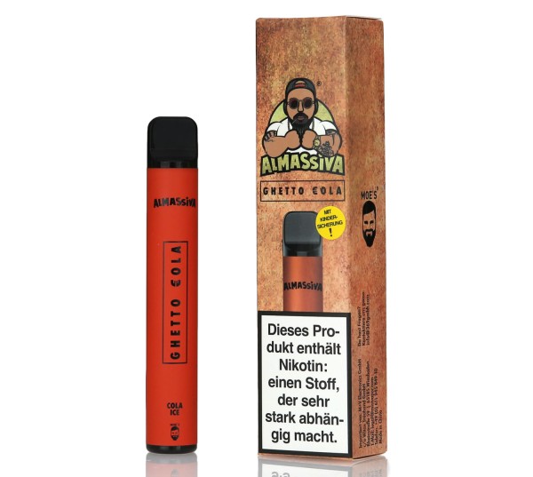 Al Massiva Ghetto Cola Einweg E-Zigarette 600 Puffs 17mg/ml