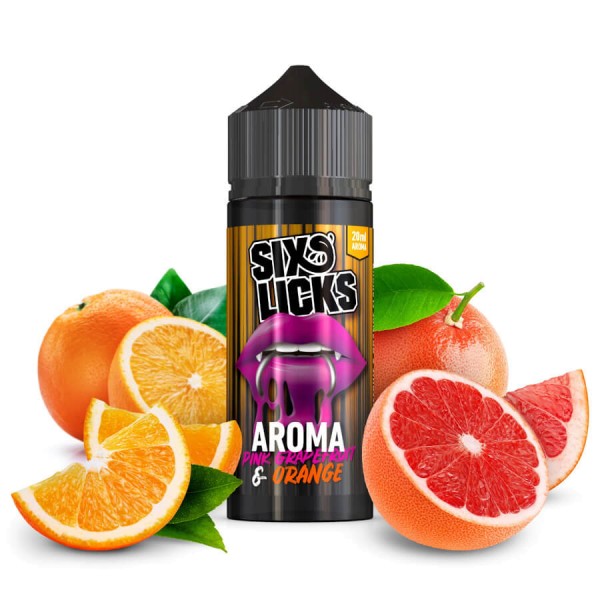 Six Licks - Pink Grapefruit Orange Aromashot