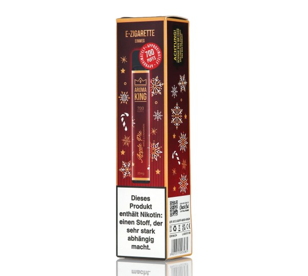 Aroma King Apple Cinnamon Christmas Edition Einweg E-Zigarette 700 Puffs 20mg/ml