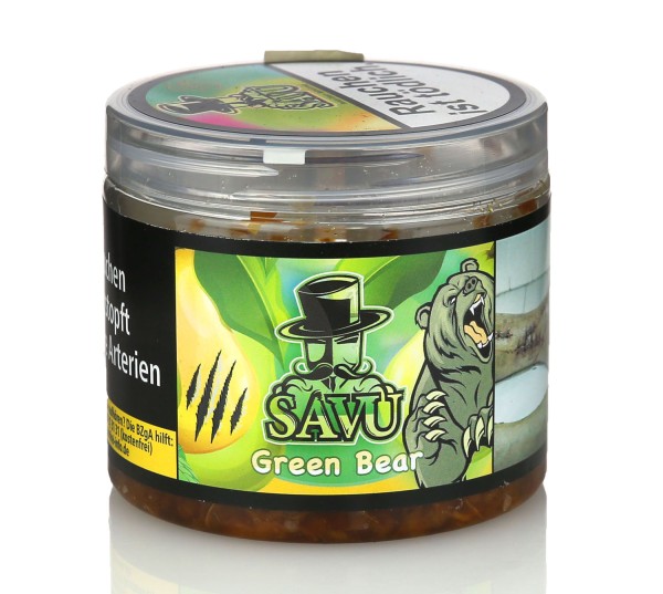 Savu Green Bear Shisha Tabak 200g