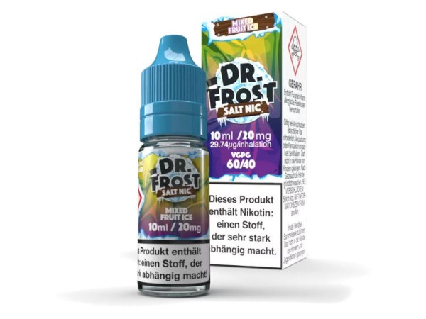 Dr. Frost - Ice Cold - Mixed Fruit - Nikotinsalz Liquid 20mg/10ml