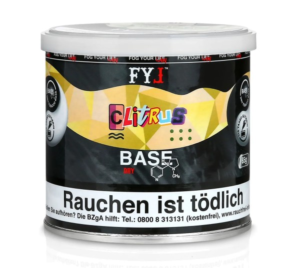 Fog Your Law Dry Base mit Aroma Clitrus 65g