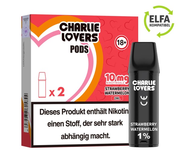 Charlie Lovers Pods - Strawberry Watermelon 2 St. 10mg/ml