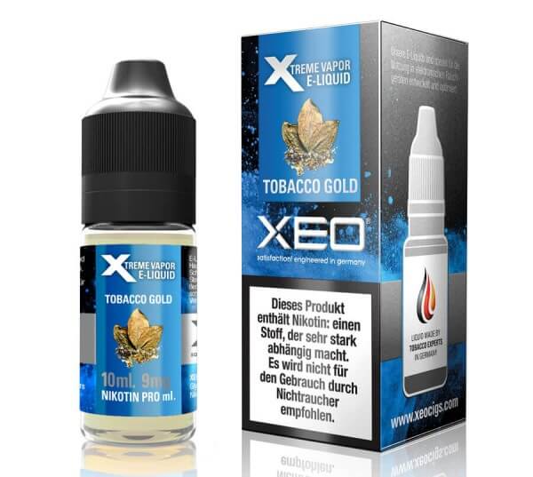 Xeo Nicotine E-Liquid Tobacco Gold 6 mg/ml