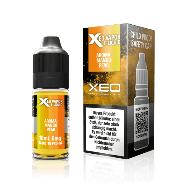 Xeo Nicotine E-Liquid Tobacco Mango Pear 6 mg/ml