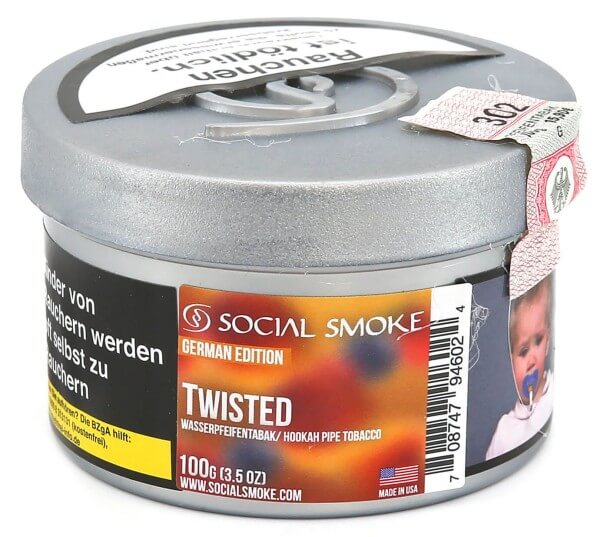 Social Smoke Twisted Shisha Tabak 100g