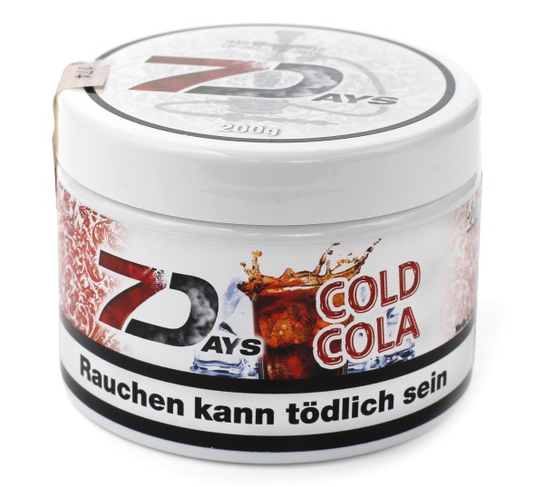 7Days Cold Col (Cold Cola) Shisha Tabak 200g