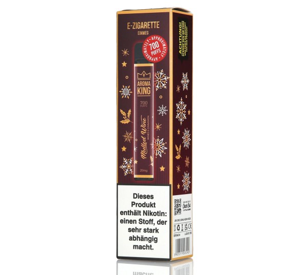 Aroma King Wine Cinnamon Christmas Edition Einweg E-Zigarette 700 Puffs 20mg/ml