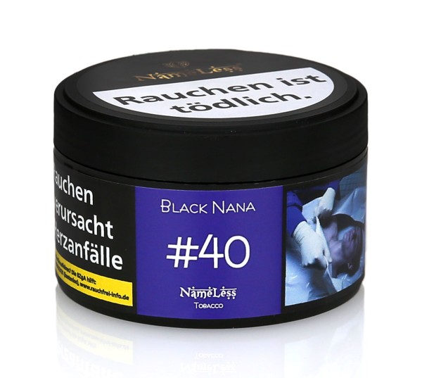 Black Nana #40 Shisha Tabak 25g