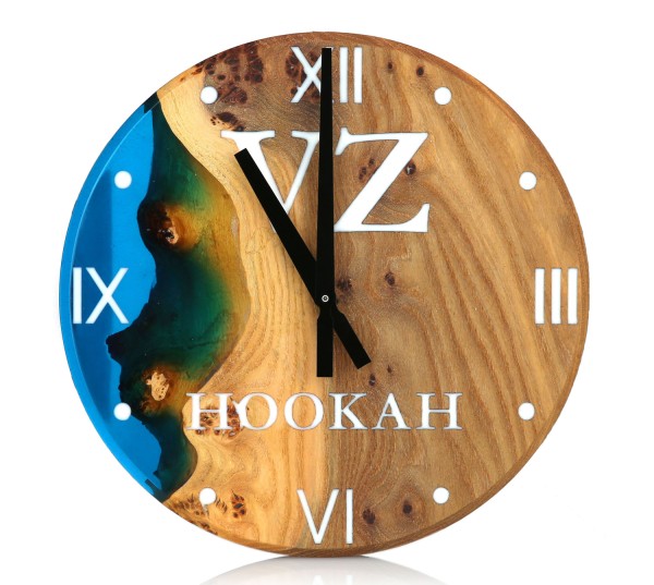 VZ Hookah Exclusive Clock Ocean Blue 1