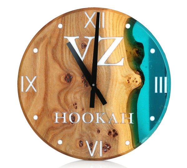 VZ Hookah Exclusive Clock Turquoise 3