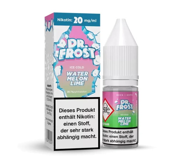 Dr. Frost - Ice Cold - Watermelon Lime - Nikotinsalz 20mg/10ml