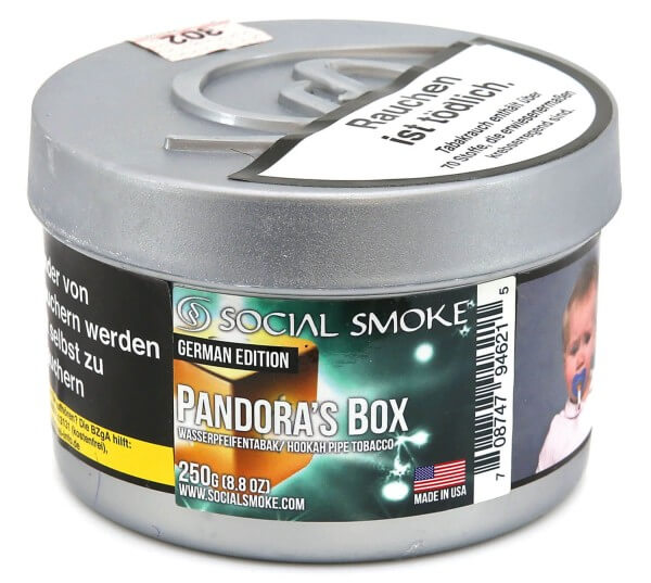 Social Smoke Pandora`s Box Shisha Tabak 250g