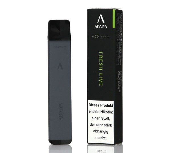 Adalya Vape - Fresh Lime Einweg E-Zigarette 12mg/ml 600 Puffs
