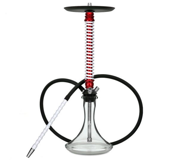 Mamay Customs Coilover Red Candy White Shisha
