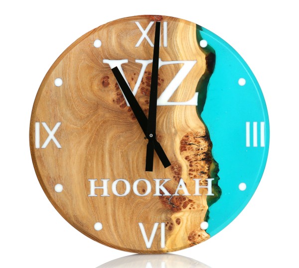 VZ Hookah Exclusive Clock Turquoise 1
